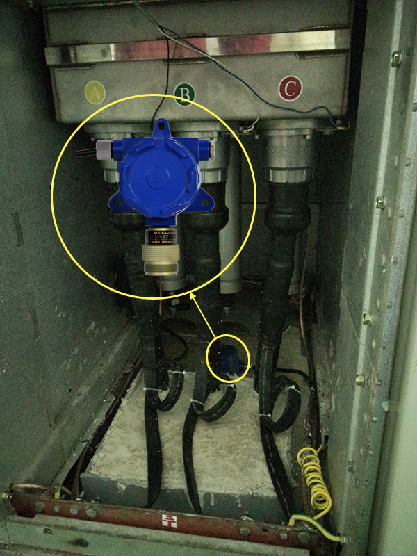 中海油海上鉆井平臺六氟化硫氣體檢測儀使用案例現場圖3
