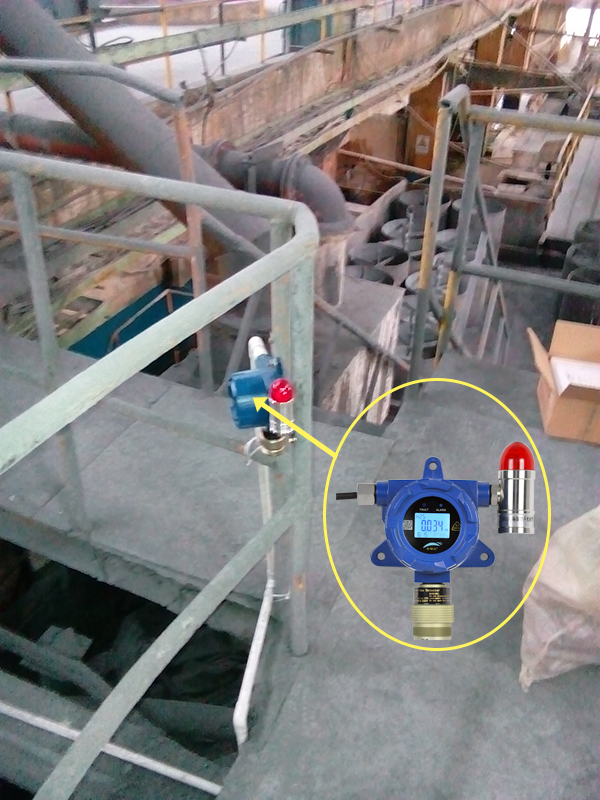 鉛鋅冶煉生產過程中砷化氫氣體檢測報警系統安裝圖3